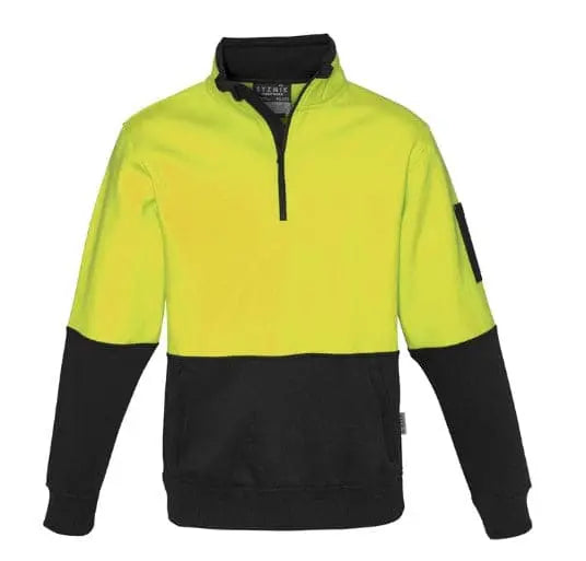 Syzmik Workwear Unisex Hi Vis Half Zip Pullover ZT476 Syzmik